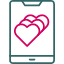 best-favoutire-flirt-heart-love-mobile-phone-icon
