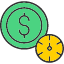 time-is-money-productivity-efficiency-cost-effectiveness-management-value-return-on-investment-icon-icon