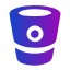 bitbucket-logotype-camera-lens-in-perspective-icon