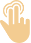 three-fingers-double-tap-action-signal-sign-indication-icon