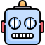 angle-double-up-padnote-robot-icon