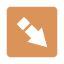 arrow-indicator-pointer-signal-projectile-south-east-icon