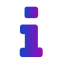 gradient-information-symbol-icon
