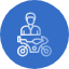 motorcyclist-icon