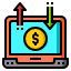 laptop-exchage-money-pay-in-out-icon
