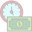 time-is-money-clock-coins-business-wall-icon