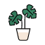 monstera-garden-plant-environment-houseplant-philodendron-icon