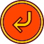 arrow-back-card-flip-left-turn-up-icon