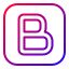 b-alphabet-abecedary-sign-symbol-letter-icon