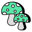 mushroom-toadstool-vegetable-edible-veggie-icon