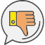 disagree-dislike-no-vote-thumbs-down-icon