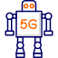 g-robot-future-technology-network-icon