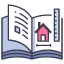 house-book-architecture-bookstore-building-home-icon