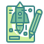 project-rocket-paper-pencil-business-work-plan-icon