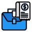 briefcase-invoice-business-money-bill-icon