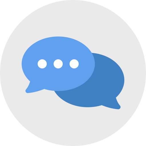 Icon svg chat Chat icon