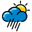 cloud-weather-sun-rain-climate-icon
