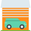 car-carport-garage-home-transportation-sign-symbol-illustration-icon