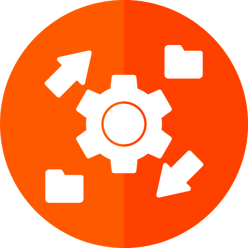 Input Icon, Network Icon, Output Icon, Process Icon, Setting Icon 