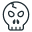 holydayhalloween-skull-scare-death-icon