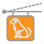 pet-store-sign-veterinary-paw-dog-icon