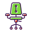 desk-chair-computer-workfromhome-workspace-home-decoration-icon