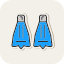 beach-diving-fins-flipper-holiday-summer-vacation-icon