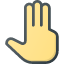 touchhand-gesture-finger-point-click-three-icon