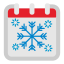 snow-flake-calendar-date-event-icon