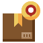 location-direction-parcel-delivery-package-box-icon