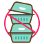 no-plastic-food-package-icon