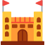 building-castle-fantasy-history-tower-sign-symbol-illustration-icon