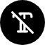 type-strikethrough-text-icon