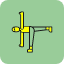 half-moon-pose-exercise-revolved-yoga-icon