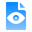 files-folders-file-view-eye-data-list-record-icon