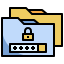 password-filloutline-folder-file-security-passkey-icon