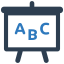 alphabet-blackboard-education-school-icon