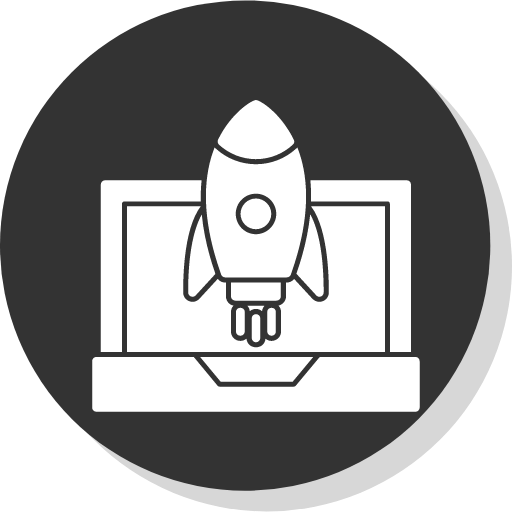 start icon, up icon, explorer icon, new icon, rocket icon, space icon ...