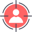 target-subject-purpose-objective-process-network-icon