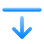 arrow-bar-down-direction-navigation-position-icon
