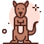 kangaroo-face-animal-icon