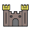 building-castle-fortress-gate-medieval-towers-wall-icon
