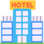 city-town-view-urban-hotel-sign-symbol-illustration-icon