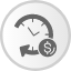 long-investment-time-clock-dollor-invest-asset-stock-term-icon