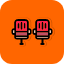 desk-people-round-seating-table-ten-together-icon