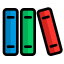 library-stack-of-books-books-book-icon