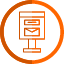 logistics-line-orange-circle-icon