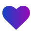 gradient-heart-shape-silhouette-icon