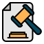 document-judgement-file-hammer-legal-icon