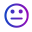 gradient-meh-face-emoticon-icon